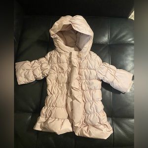 Baby gap light pink puffer jacket size 0-6months